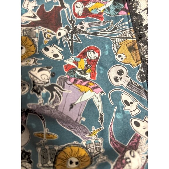 Nightmare Before Christmas-Inspired Toddler Girls Skirt 7-Inch Waist Handmade - Picture 3 of 6